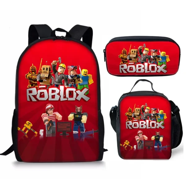 3-Piece Roblox Bag Set – Ultimate Style and Functionality!