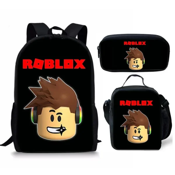 3 Piece Backpack, Lunchbag, Pencilbox